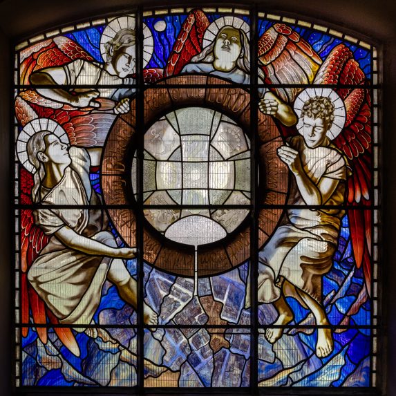 Rachel Thomas, Millenium window (1999-2000), Church of St Paul, Birmingham. Rachel Thomas, Millenium window (1999-2000), Church of St Paul, Birmingham. | Photo: Peter Hildebrand