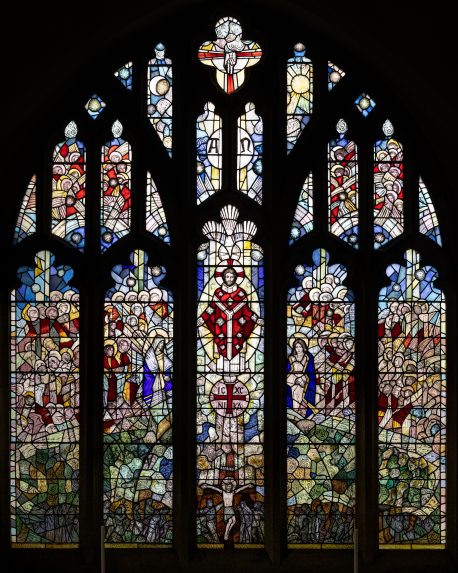 Lawrence Lee, east window (1992), Church of St Martin, Brasted, Westerham, Kent. | Photo: Peter Hildebrand