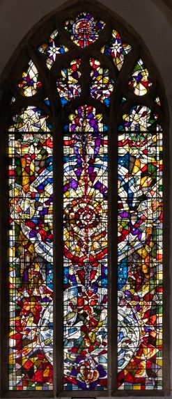 Lawrence Lee, south chancel window (1975), Church of St Andrew, Sutton-in-the-Isle, Cambridgeshire. | Photo: Peter Hildebrand