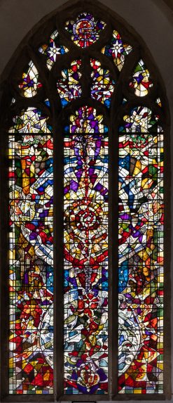 Lawrence Lee, south chancel window (1975), Church of St Andrew, Sutton-in-the-Isle, Cambridgeshire. Lawrence Lee, south chancel window (1975), Church of St Andrew, Sutton-in-the-Isle, Cambridgeshire. | Photo: Peter Hildebrand