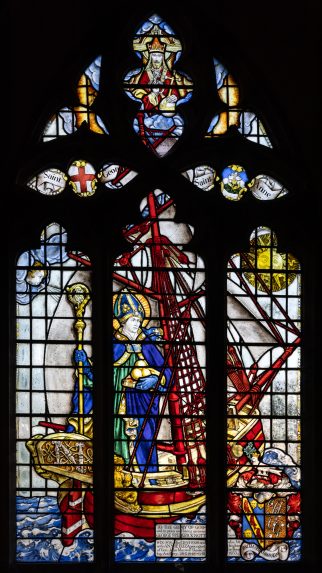 Martin Travers, St Nicholas window, Church of St Sampson, Cricklade, Wiltshire | Photo: Peter Hildebrand