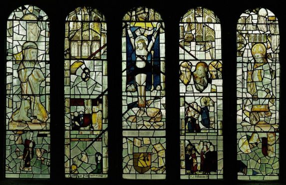 East window (early sixteenth century), Church of St Anthony, Cartmel Fell, Cumbria. | Photo: Penny Hebgin-Barnes