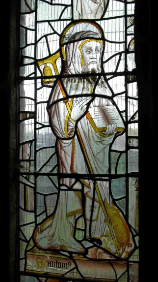 Detail of east window (early sixteenth century), Church of St Anthony, Cartmel Fell, Cumbria. | Photo: Penny Hebgin-Barnes