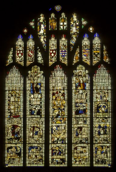 East window (late 15th century - early 16th century), Church of St Andrew, Greystoke, Cumbria. | Photo: © CVMA/Gordon Plumb 