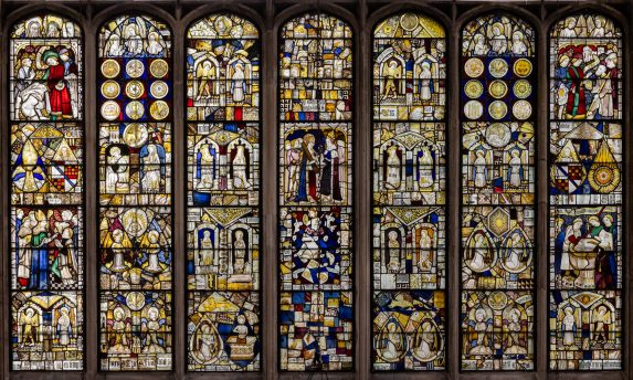 East window of the chancel (late 15th century), Collegiate Church of Holy Trinity, Tattershall, Lincolnshire. | Photo: Peter Hildebrand