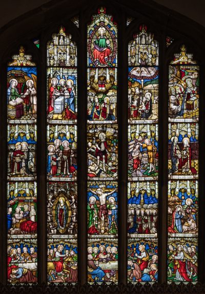 East window (c.1481, restored 1856-66), Church of St Mary the Virgin, Elland, West Yorkshire. East window (c.1481, restored 1856-66), Church of St Mary the Virgin, Elland, West Yorkshire. | Photo: Peter Hildebrand