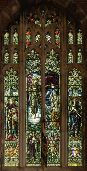 Barrowclough & Sanders, south nave World War One mmeorial window, Holy Trinity, Southport, Lancashire. Barrowclough & Sanders, south nave World War One mmeorial window, Holy Trinity, Southport, Lancashire. | Photo: Peter Hildebrand