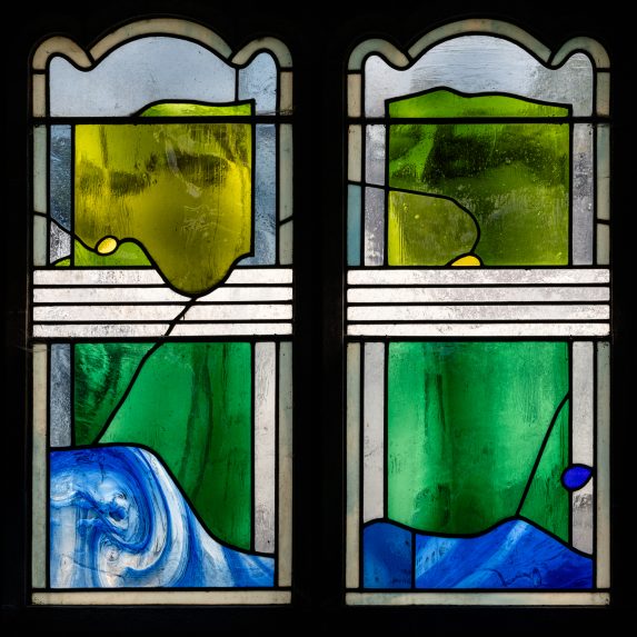 Sir Brian Clarke, north side gallery window (1975-76), Church of St Lawrence, Longridge, Lancashire. Sir Brian Clarke, north side gallery window (1975-76), Church of St Lawrence, Longridge, Lancashire. | Photo: Peter Hildebrand