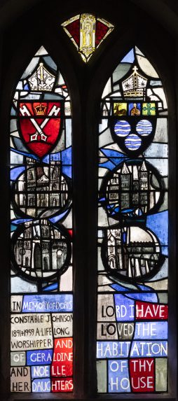 Christine Bodycombe, south aisle west window (1963), Church of St Mary the Virgin, Plumtree, Nottinghamshire. Christine Bodycombe, south aisle west window (1963), Church of St Mary the Virgin, Plumtree, Nottinghamshire. | Photo: Peter Hildebrand