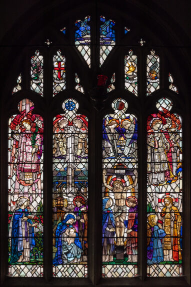 Karl Parsons, east window (1909), Church of St Alban, Hindhead, Surrey. Karl Parsons, east window (1909), Church of St Alban, Hindhead, Surrey. | Photo: Peter Hildebrand