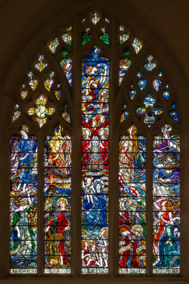 Karl Parsons, Benedicite window (1926), Church of St Martin of Tours, Epsom, Surrey. | Photo: Peter Hildebrand