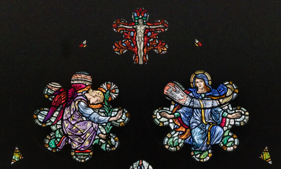 Karl Parsons, detail of east window (1930), Church of St Peter, Bardon Hill, Leicestershire. Karl Parsons, detail of east window (1930), Church of St Peter, Bardon Hill, Leicestershire. | Photo: Peter Hildebrand