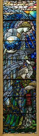Karl Parsons, detail of east window (1921), Church of St Philip, Leicester. | Photo: Peter Hildebrand