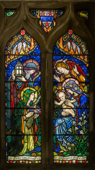Karl Parsons, north aisle window (1931), Church of All saints, West Winterslow, Wiltshire. Karl Parsons, north aisle window (1931), Church of All saints, West Winterslow, Wiltshire. | Photo: Peter Hildebrand
