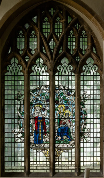Donald Taunton, Baptistry window (1953), Church of St Mary, Tenby, Pembrokeshire. | Photo: Peter Hildebrand