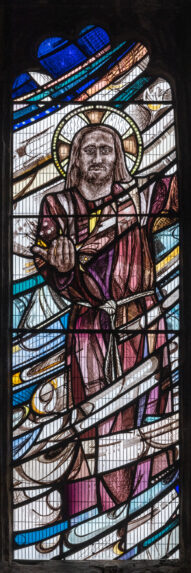Helen Whittaker, detail of south aisle east window (2007), Holy Trinity Church, Rothwell, Northamptonshire. | Photo: Peter Hildebrand