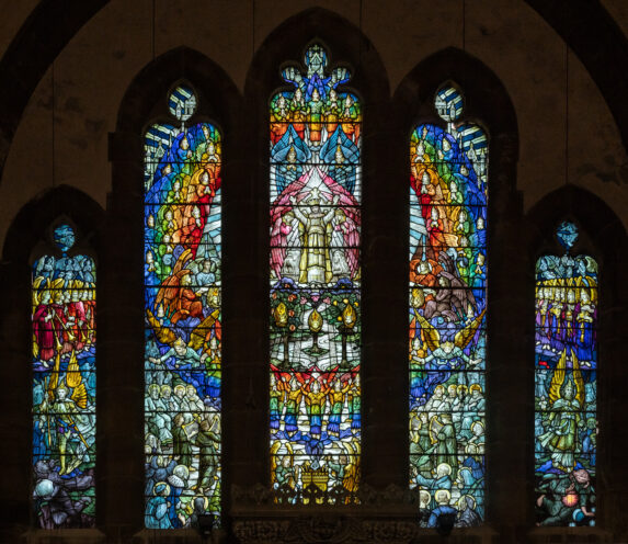 Leonard Pownall, east window (1912), Church of All Saints, Falmouth, Cornwall. Leonard Pownall, east window (1912), Church of All Saints, Falmouth, Cornwall. | Photo: Peter Hildebrand