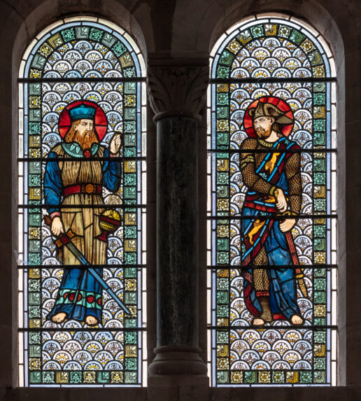 H. A. Kennedy and S. Belham & Co., north nave window (c.1885), Church of St Catherine, Hoarwithy, Herefordshire H. A. Kennedy and S. Belham & Co., north nave window (c.1885), Church of St Catherine, Hoarwithy, Herefordshire | Photo: Peter Hildebrand